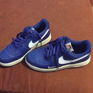 Blue Nikes